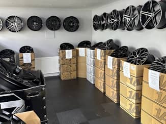 Alloy Wheels on display in Tyre-Smart Showroom Pic1