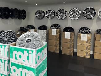 Alloy Wheels on display in Tyre-Smart Showroom Pic2