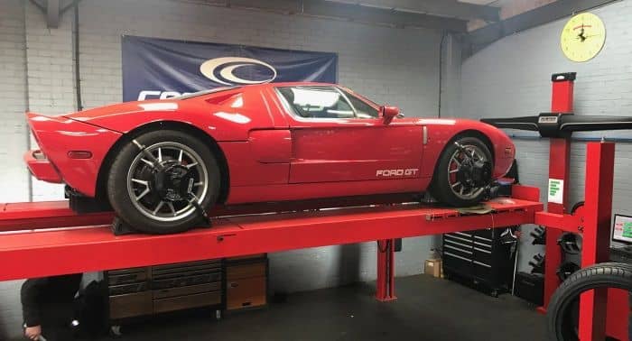 Tyre-Smart (Essex) GT40 wheel alignment